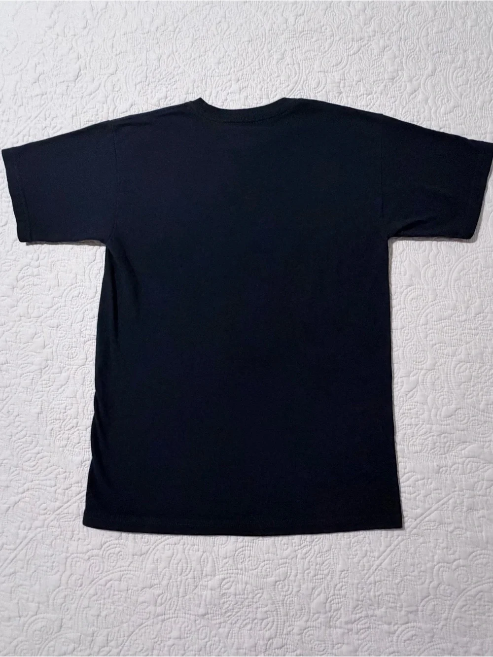 Vans | Off The Wall Classic Script Logo T-Shirt | Size Small | Navy
